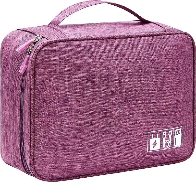 Fashion Solid Color Makeup Bag Large Capacity Travel Cosmetic Organizer Portable Toiletry Bag for Women