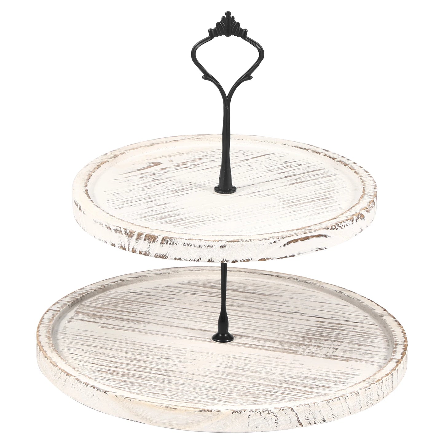 2/3-Layer Wooden Cupcake Stand Round Tiered Cake Display Stand For Birthday Party Dessert Table Fruit Plate Display Tray NEW