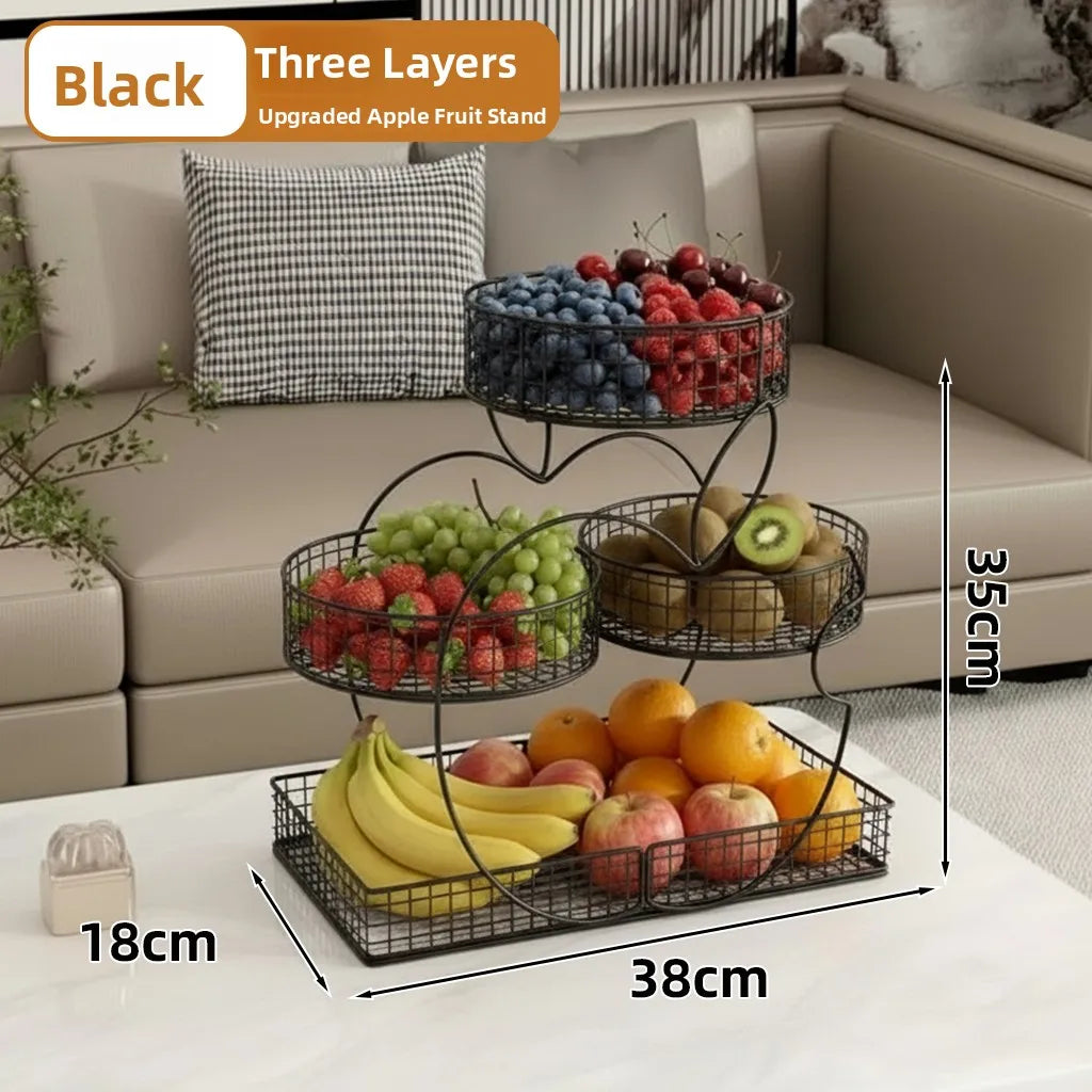 Luxury Fruit Tray Elegant Candy Display Plate Sofa Table Snack High Aesthetic Value Dry Fruit Tray Neifeng Storage Organizer