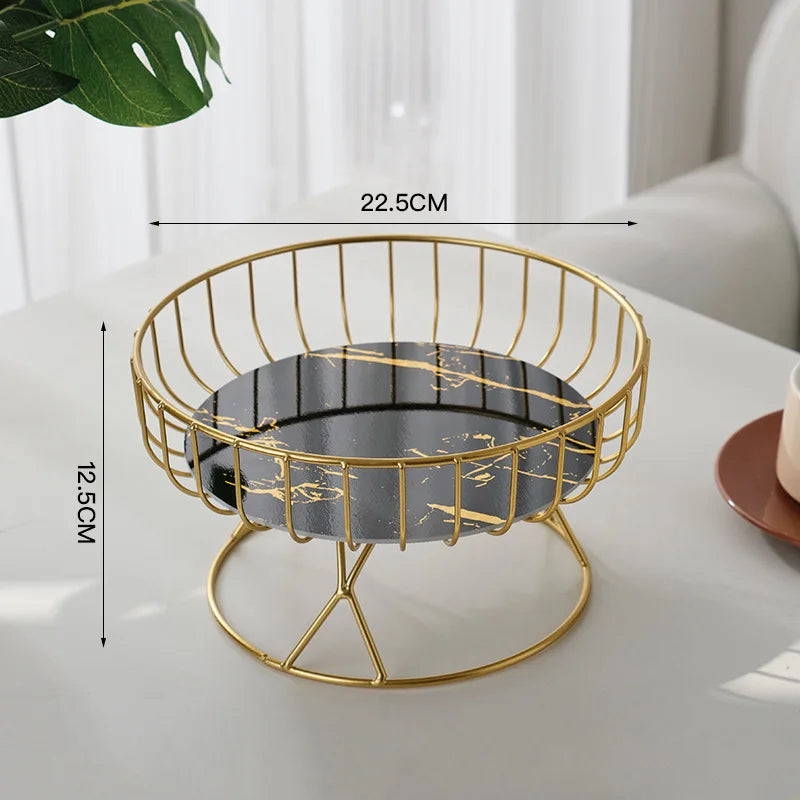 Fruit tray Home living room coffee table high-end snacks placed tray dessert tray reception advanced sense of candy plate