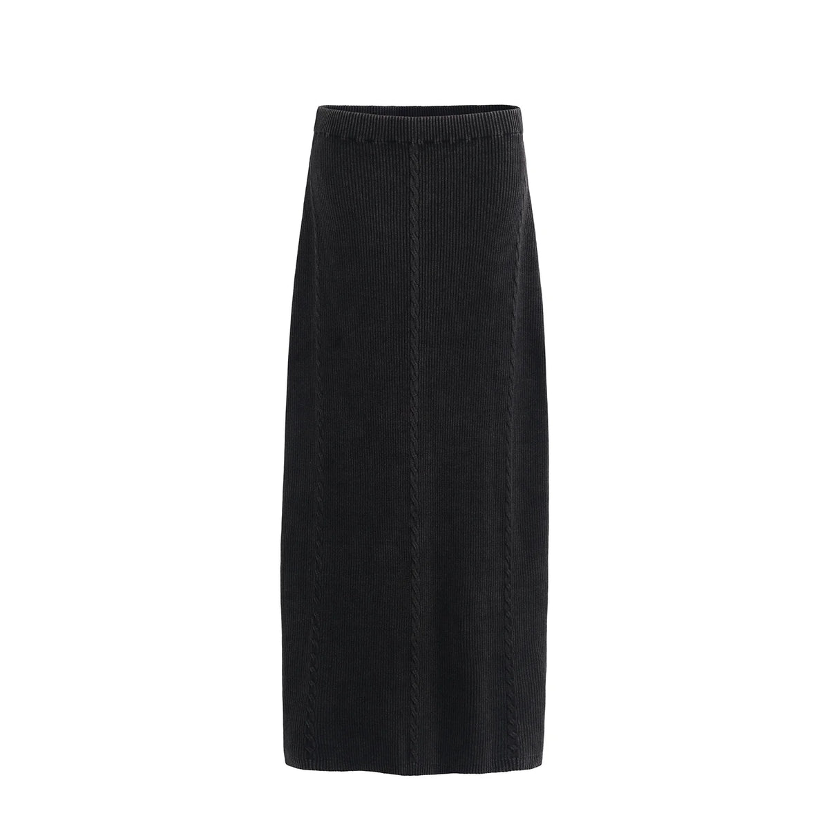 AP AW26  Women Washed Cable Cardigan and Knitting Skirt