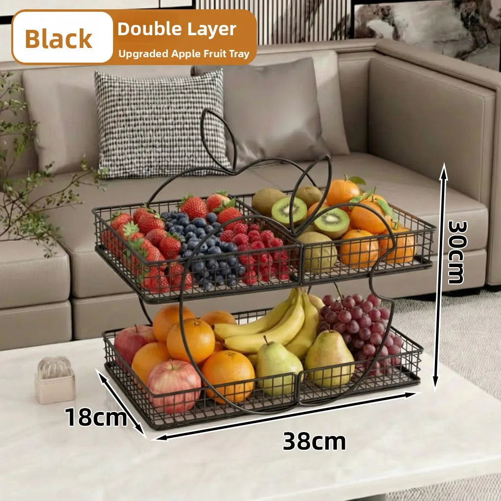 Luxury Fruit Tray Elegant Candy Display Plate Sofa Table Snack High Aesthetic Value Dry Fruit Tray Neifeng Storage Organizer