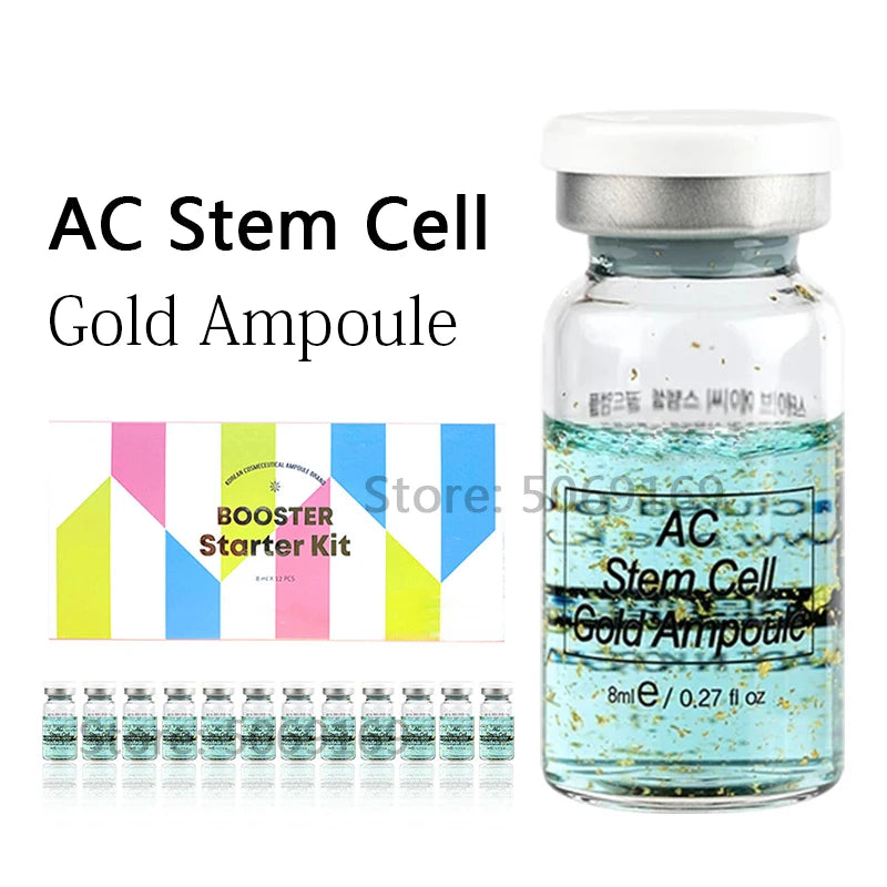 Korea 8ml BB Cream Glow Ampoule Essence Kit Woman&Man Facial Niacinamide/Salmon DNA Foundation Moisturizing Skin Care Beauty