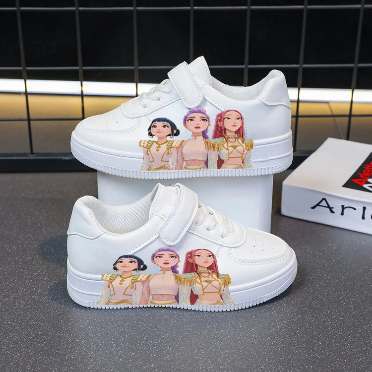 Kpop Demon Hunters Shoes Kids Sport Shoes Disney Children Casual Sneakers Basket Shoes Size 26-37