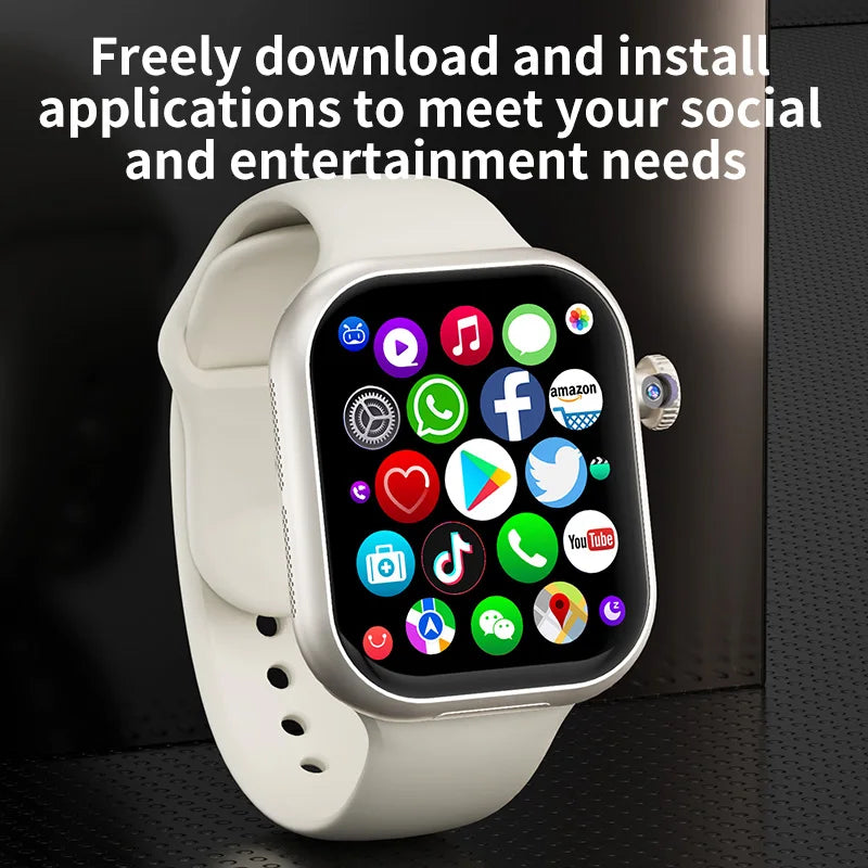 VP29 Smart Watch 5G Android 256GB Storage 4G/5G LTE Sim Card GPS WIFI 2.29 inch 490*580 Amoled NEW Smartwatch Rotary Camera