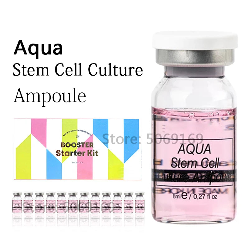 Korea 8ml BB Cream Glow Ampoule Essence Kit Woman&Man Facial Niacinamide/Salmon DNA Foundation Moisturizing Skin Care Beauty