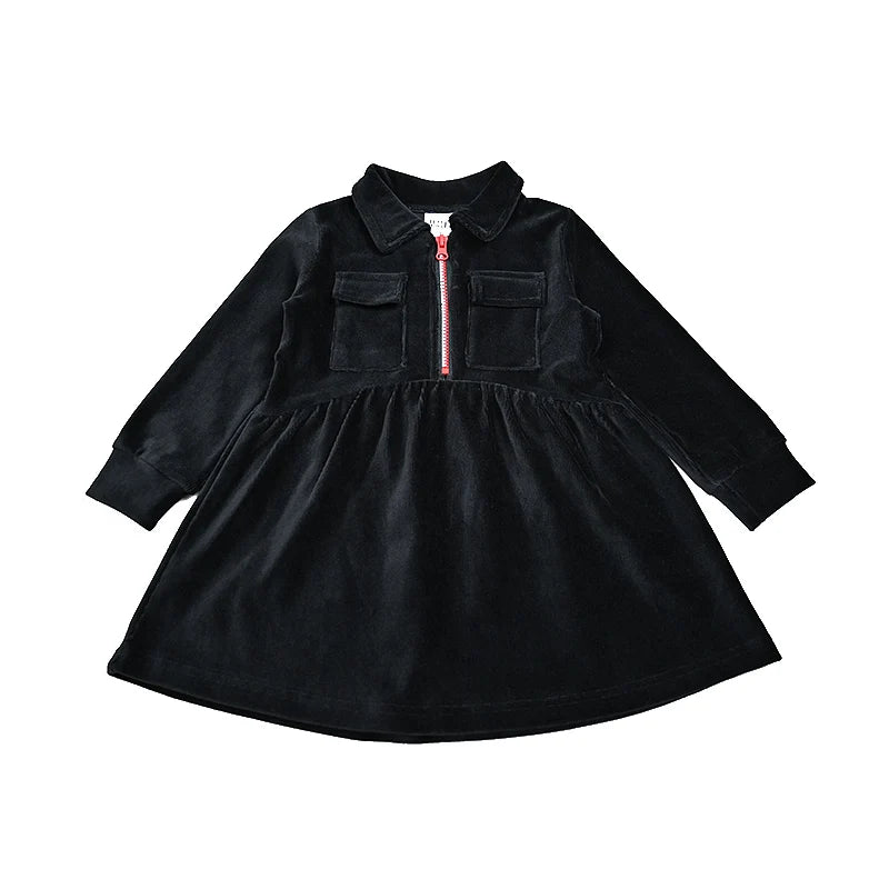 Children clothing autumn winter girls dress baby boy shirt set family matching clothes maxi skirt with pocket kids family set