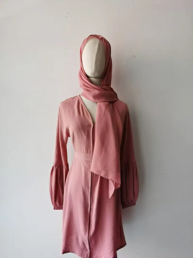 Modest Kaftan Hijab Dresses for Kids Open Khimar Kimono Abaya Dubai Luxury Muslim Sets Islam Kebaya Jalabiya Eid Ramadan Caftan