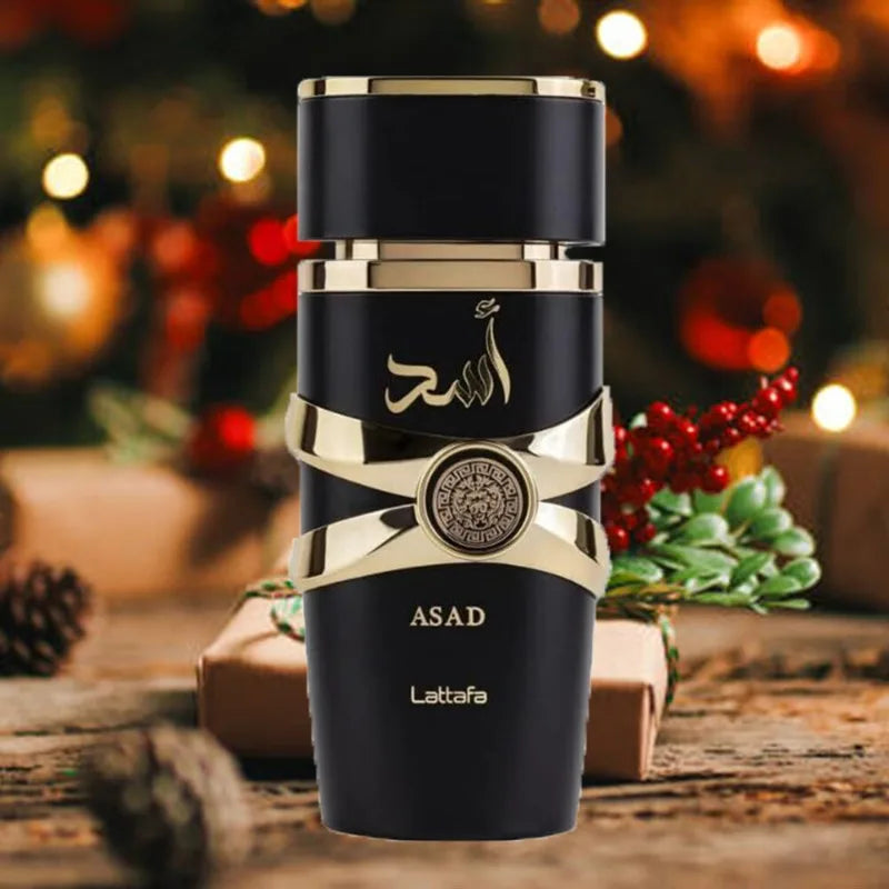 Lattafa Asad Eau de Parfum Spray 100ml Original Arab Perfumes Lasting Oriental Fragrance Pheromones Perfume Cologne for Men Gift