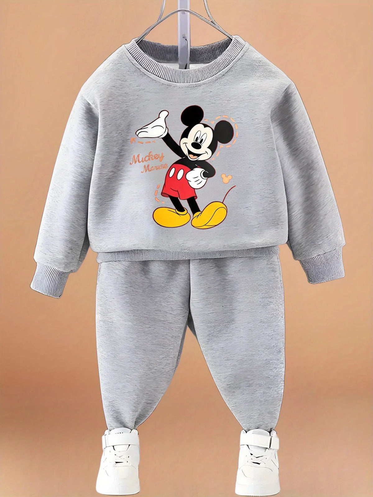 Spring Autumn Cartoon Printed Children Casual Sweatshirt Sets Kids O Neck Pullover and Pant Two Piece Set Baby Boys Hoodies Set