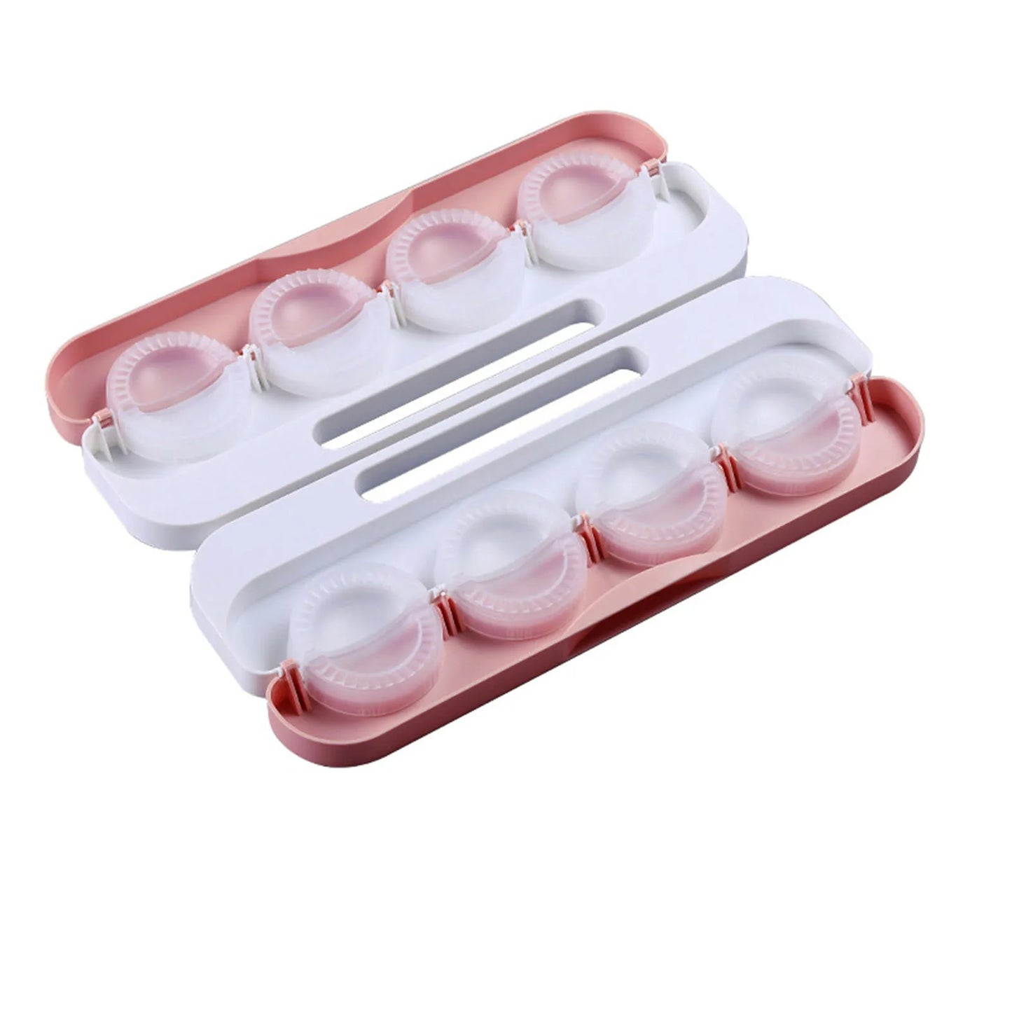 8-Grid Dumpling Making Mold Pleated Pressing Edge Design Dumpling Mould Labor-Saving Dumpling Maker Kitchen Accessories
