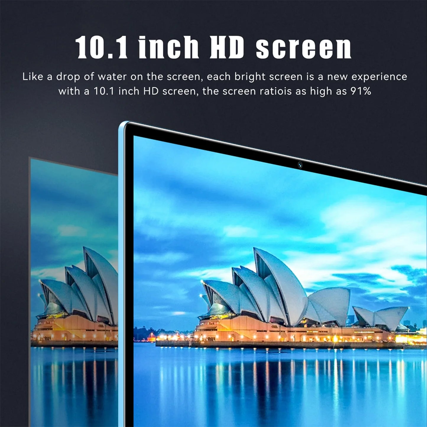 2025 New 10.1 Inch Octa Core Android Tablets 6GB RAM 128GB ROM 4G Dual SIM Network AI Speed-up Tablet Bluetooth WiFi 6000mAh