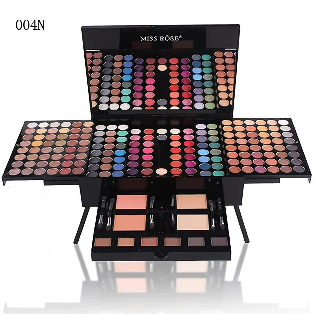 180 Color Piano Case Eye Shadow Powder Blusher Set Makeup Plate Multi-Function Makeup Box Gift Durable And Portable