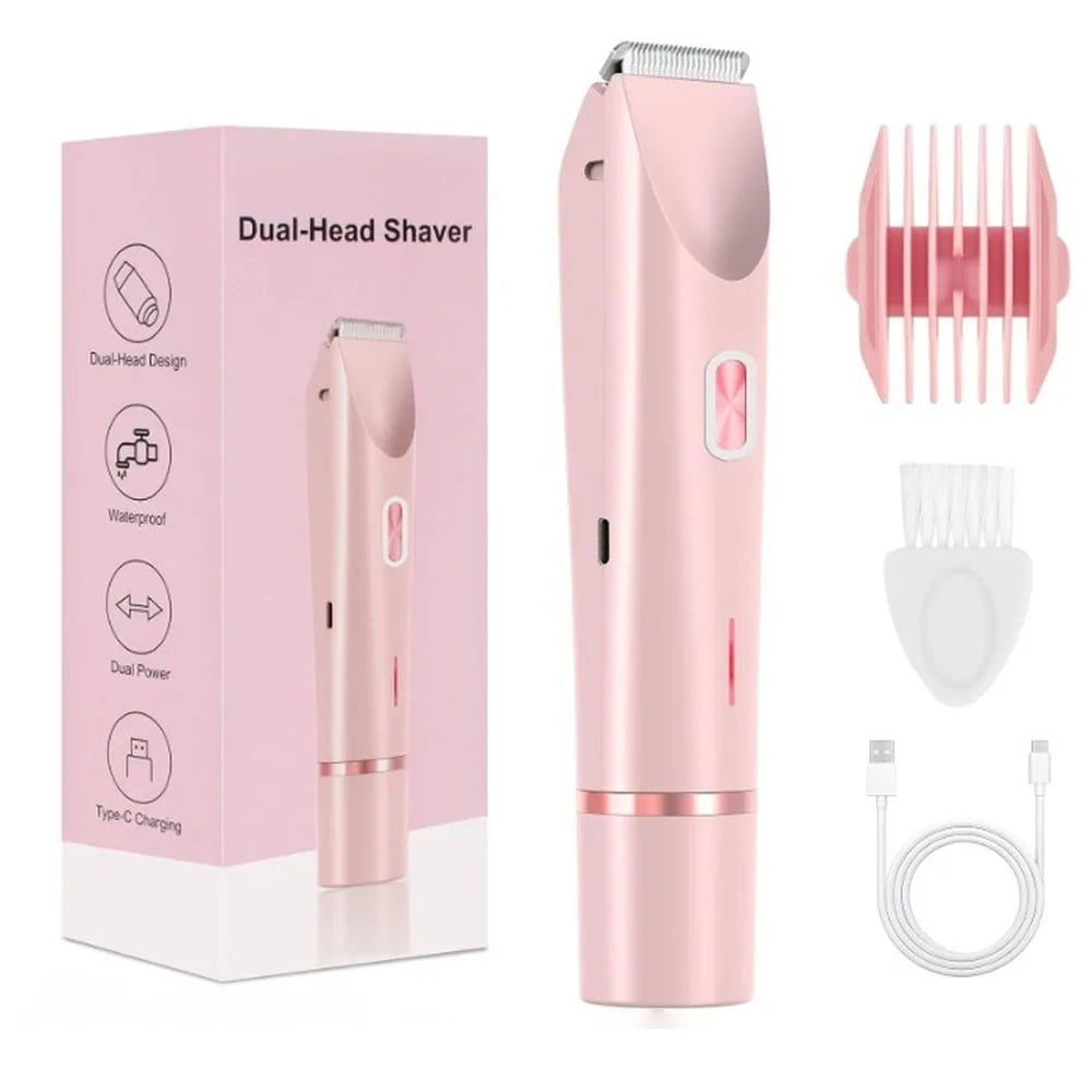 Electric Razor Woman Shaver Painless Mustache Epilator Leg Bikini Body Hair Trimmer for Women Facial Epilator Hair Remover