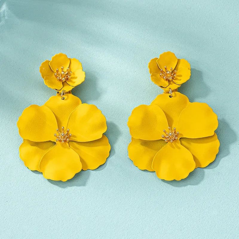 Flower Drop Earrings