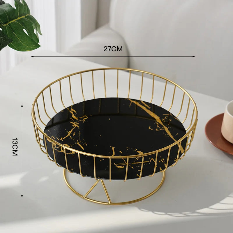 Fruit tray Home living room coffee table high-end snacks placed tray dessert tray reception advanced sense of candy plate