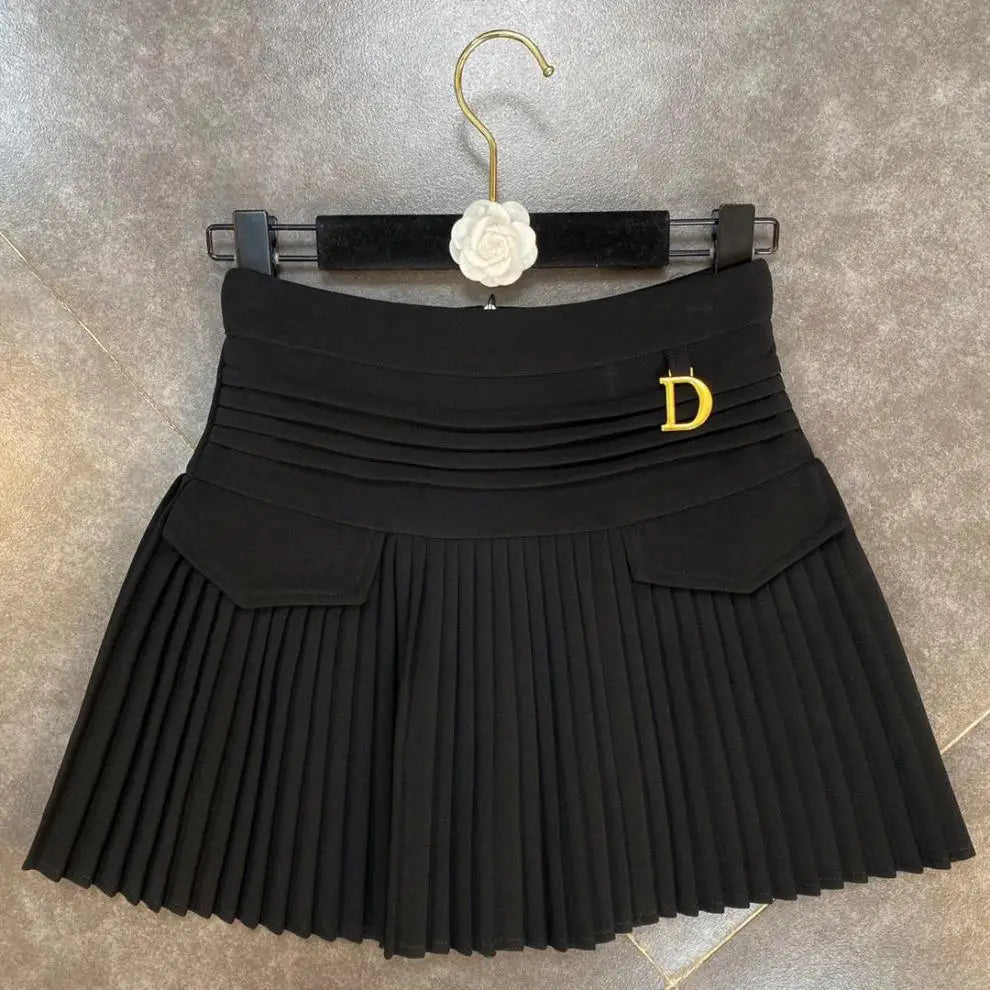 Women's Skirt 2025 Summer Fashion High Waisted.