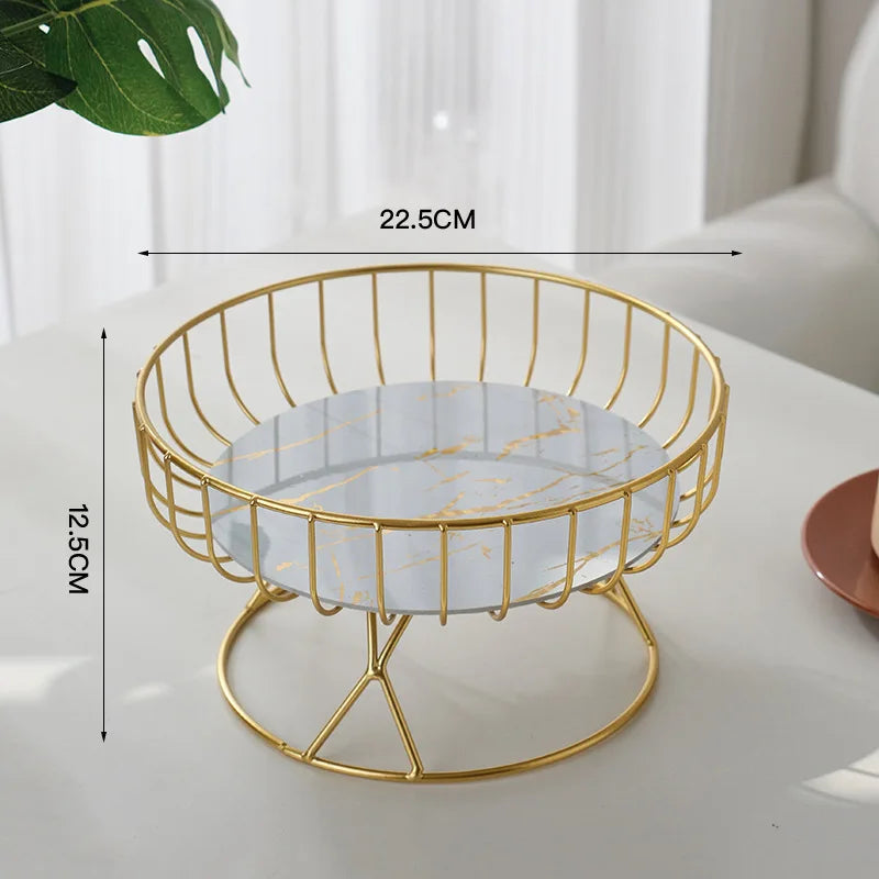 Fruit tray Home living room coffee table high-end snacks placed tray dessert tray reception advanced sense of candy plate