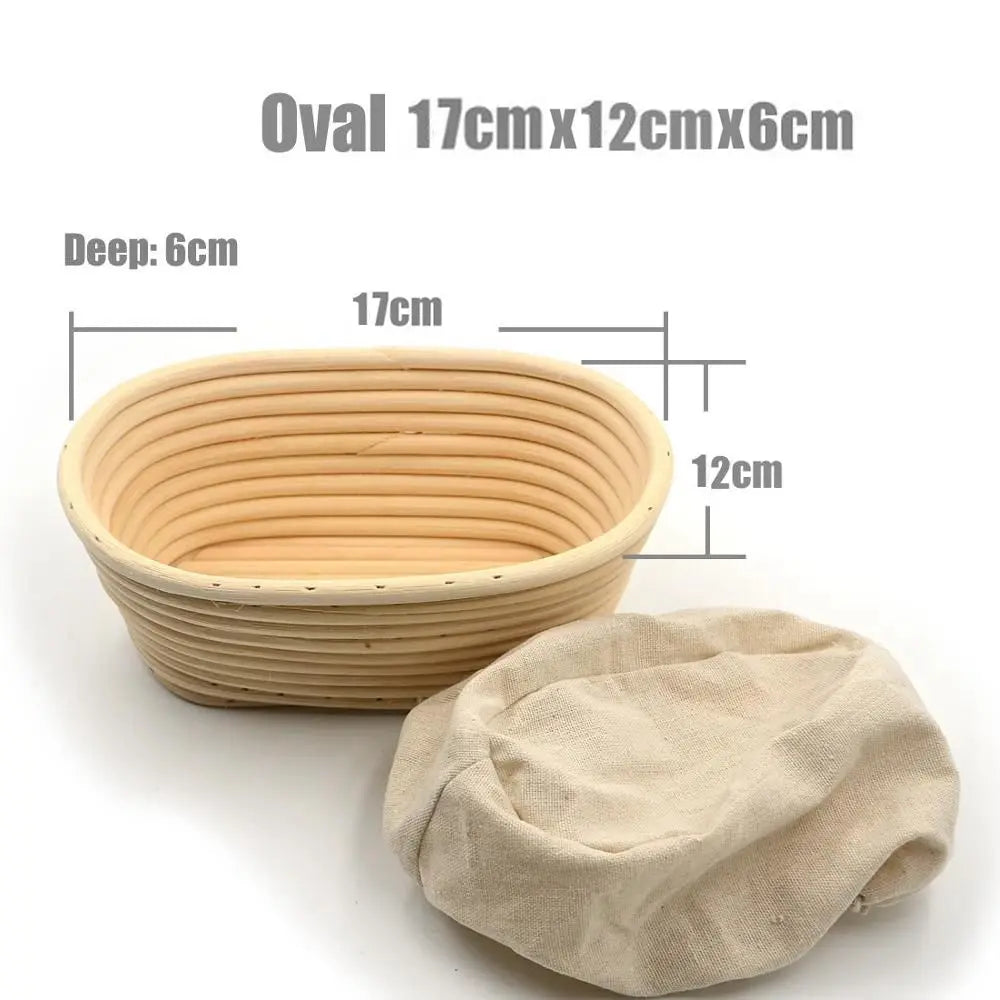 Bread  Dough Banneton Brotform Proofing Proving Baskets Fermentation Rattan Wicker Basket Country
