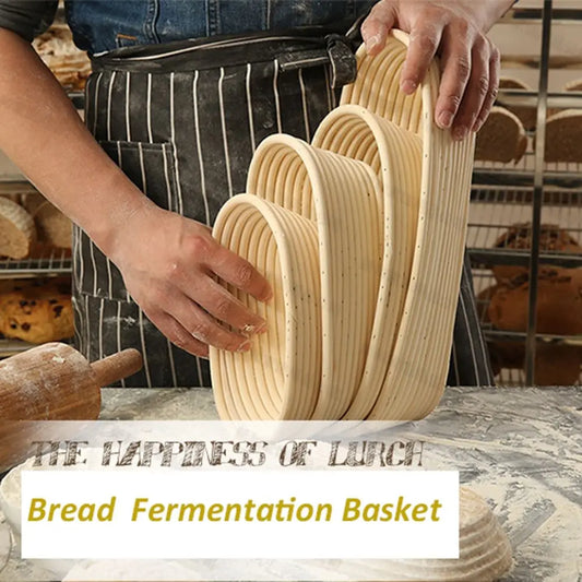 Bread Dough Banneton Brotform Proofing Proving Baskets Fermentation Rattan Wicker Basket Country