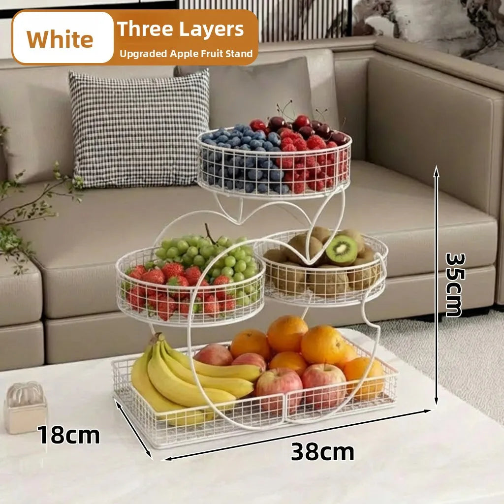 Luxury Fruit Tray Elegant Candy Display Plate Sofa Table Snack High Aesthetic Value Dry Fruit Tray Neifeng Storage Organizer