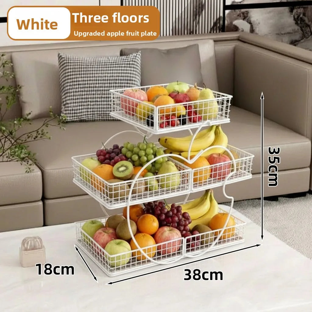Luxury Fruit Tray Elegant Candy Display Plate Sofa Table Snack High Aesthetic Value Dry Fruit Tray Neifeng Storage Organizer