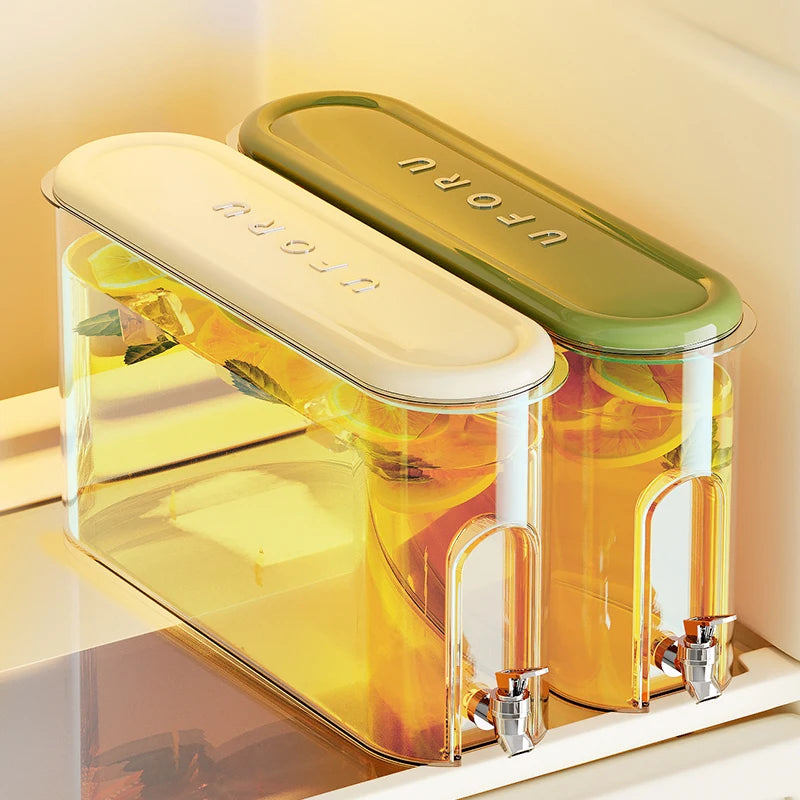 UFORU Cold Water Bottle , Food Grade Large Capacity Sealed Water Container, Home Kitchen Accessories, Kitchen Organizer