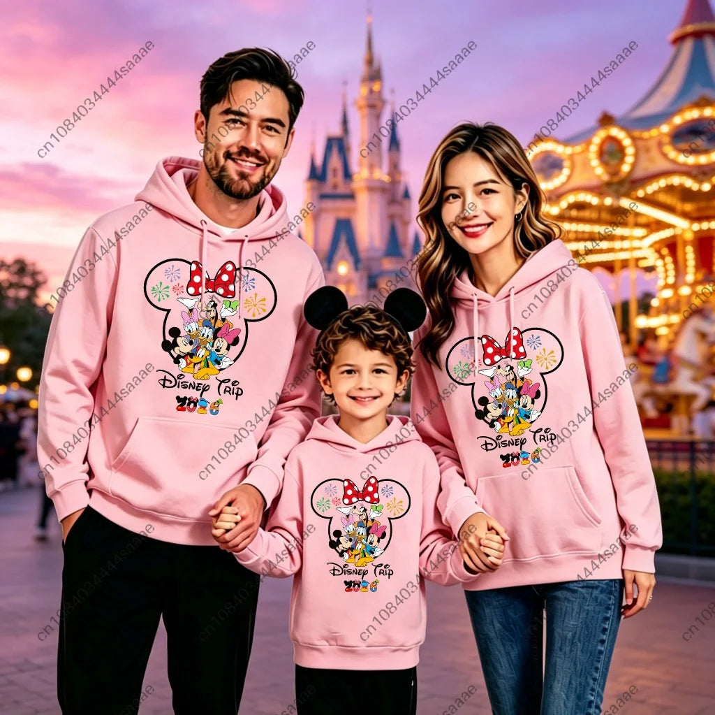 Autumn  Trip 2026 Family Matching Hoodie  Friends Print Women Men Kid Sweatshirt Land Vacation Pullover