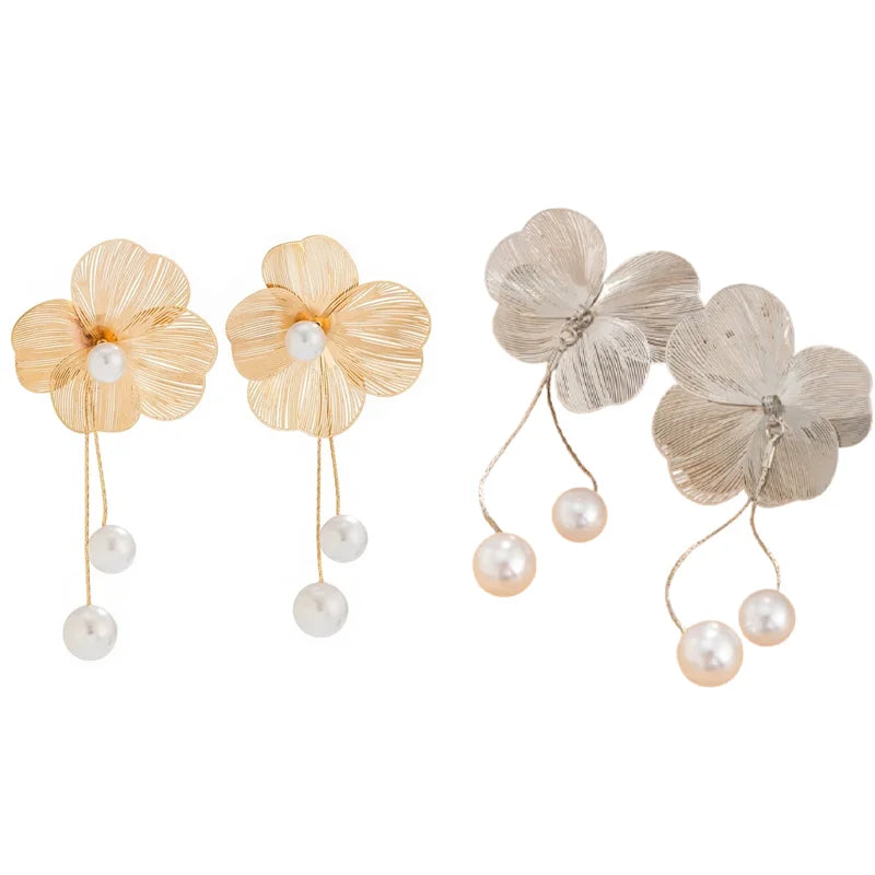 Large Flower Earrings