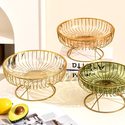 Fruit tray Home living room coffee table high-end snacks placed tray dessert tray reception advanced sense of candy plate