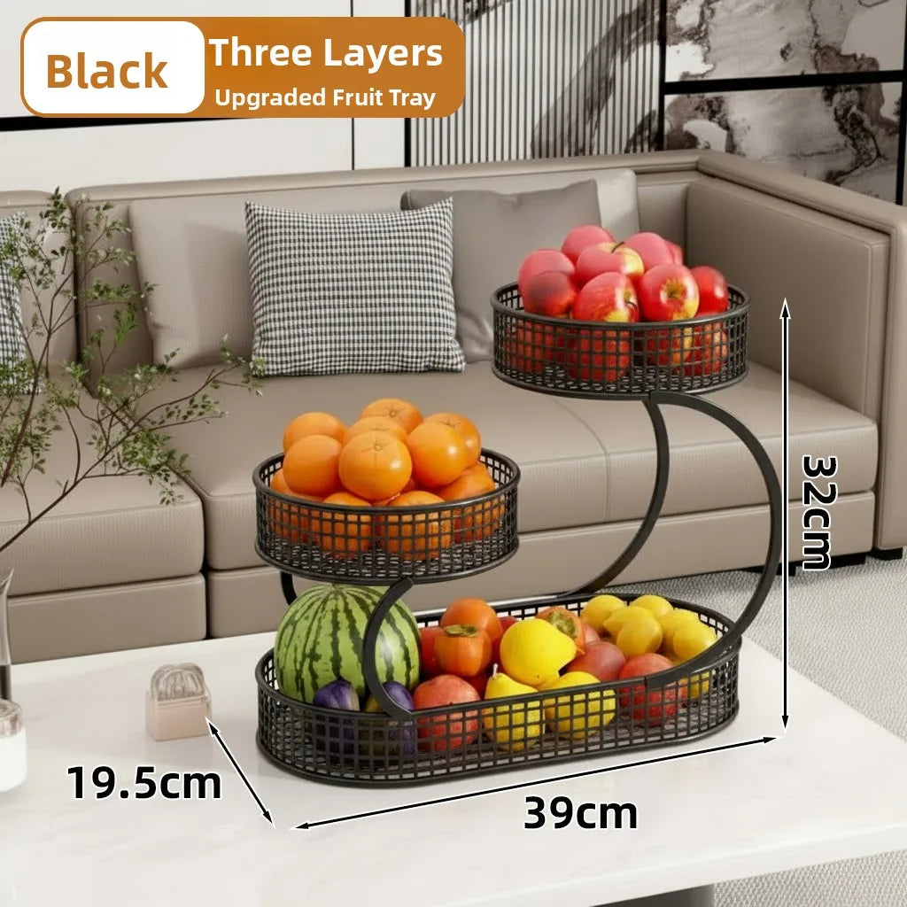 Luxury Fruit Tray Elegant Candy Display Plate Sofa Table Snack High Aesthetic Value Dry Fruit Tray Neifeng Storage Organizer