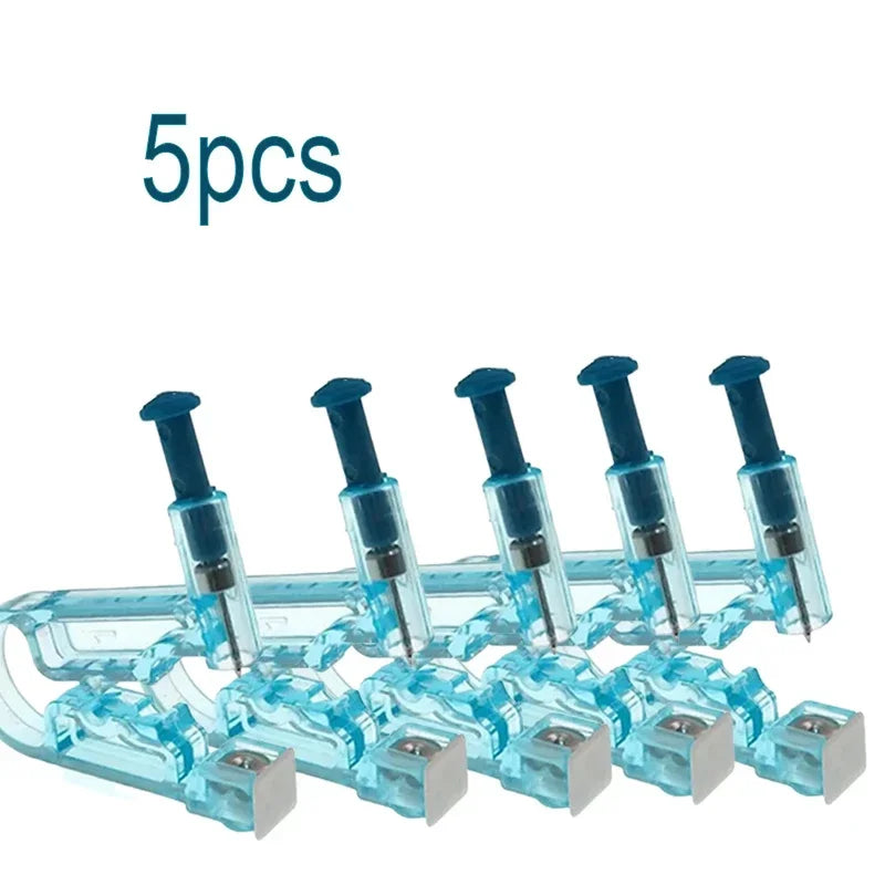 10 Pcs Disposable Sterile Ear Piercing Set Cartilage Tragus Helix Piercing Gun No Pain Piercer Tool Machine Kit Stud Jewelry