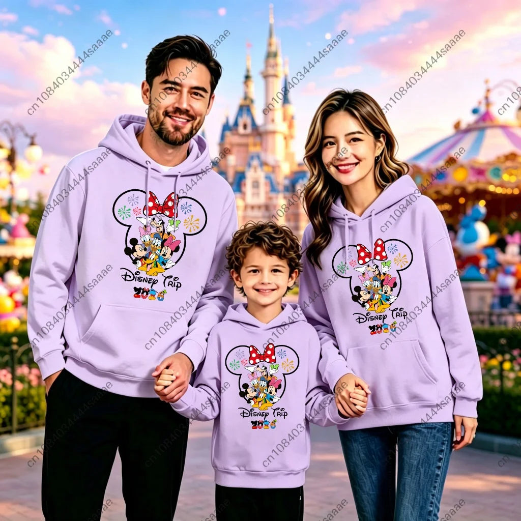 Autumn  Trip 2026 Family Matching Hoodie  Friends Print Women Men Kid Sweatshirt Land Vacation Pullover