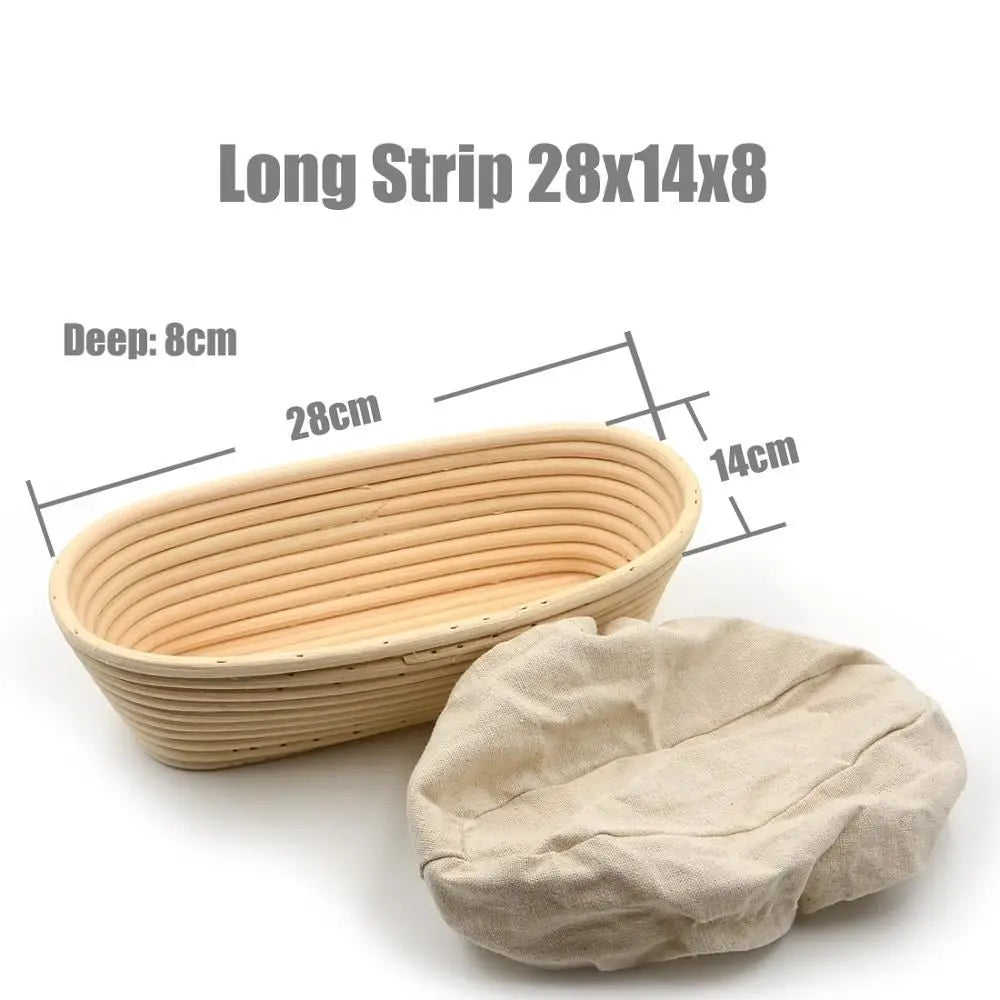 Bread  Dough Banneton Brotform Proofing Proving Baskets Fermentation Rattan Wicker Basket Country