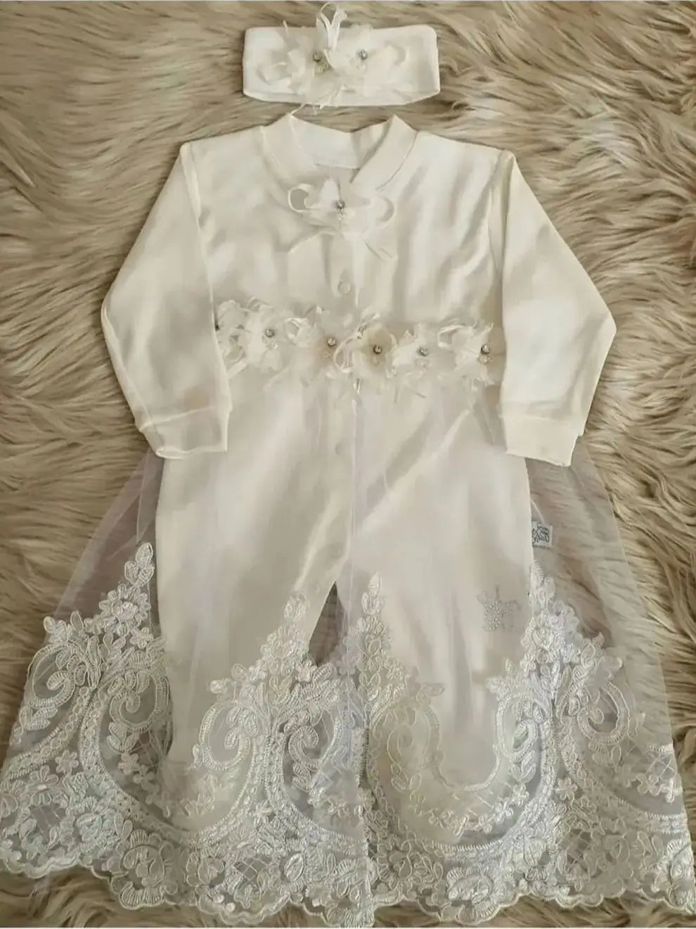 Dollbling Pearly Crown Onederful Boho Nursery Birthday Girl Mauve Dusty Pink Outfit French Lace Bodysuit Cake Smash Shirt Set