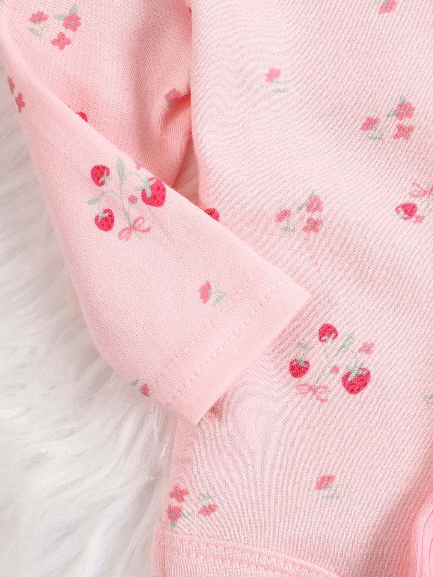 3PCS Baby girl onesie New style baby girl clothes Spring/Autumn long-sleeved onesie Cotton fabric Suitable for 0-9months