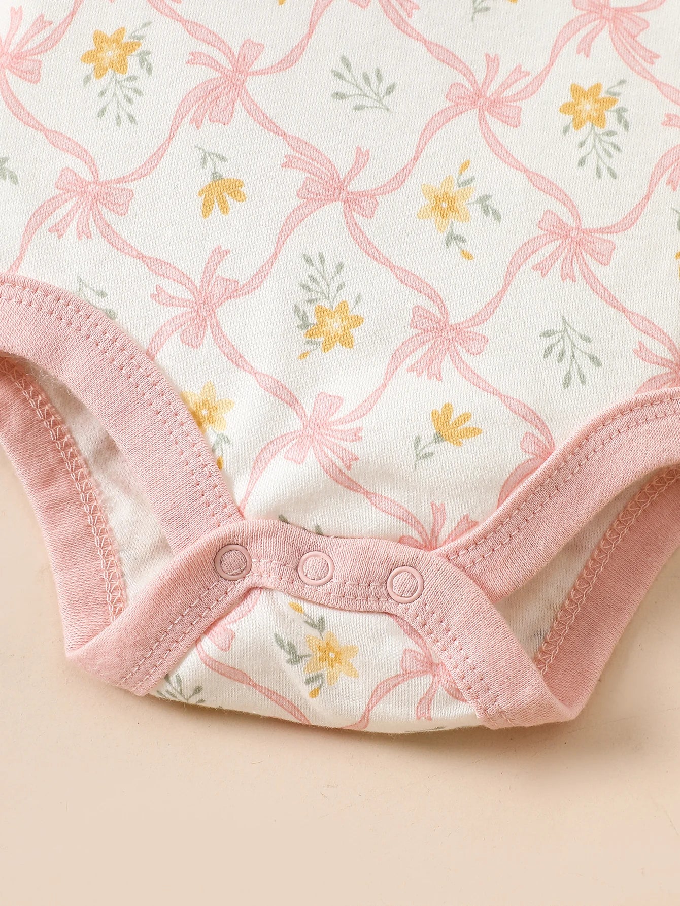 3PCS Baby girl onesie New style baby girl clothes Spring/Autumn long-sleeved onesie Cotton fabric Suitable for 0-9months