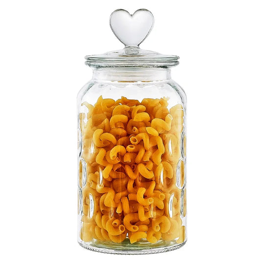 Transparent Sealed Jar Glass Bottle Kitchen Storage Box Food Grade Transparent Jar Miscellaneous Grain Snack Tea Storage Jar