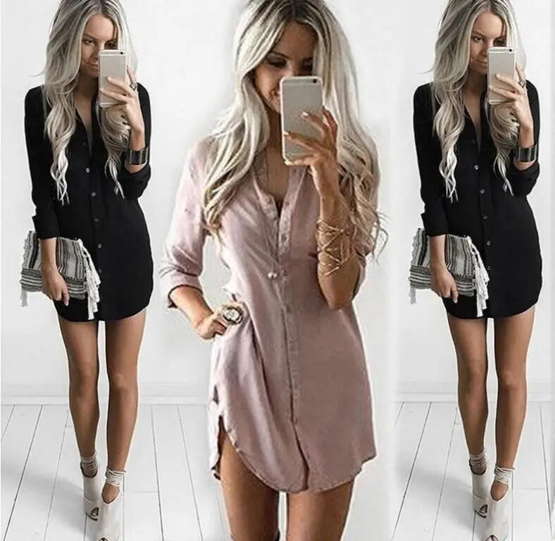Ladies Casual Long Sve T-irt Cardigan Summer Street Sle Pure Color Slim Fit irt with Stand Collar And Splice Detail
