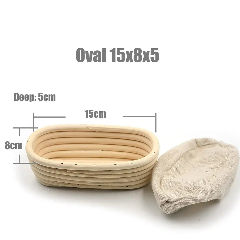 Bread  Dough Banneton Brotform Proofing Proving Baskets Fermentation Rattan Wicker Basket Country