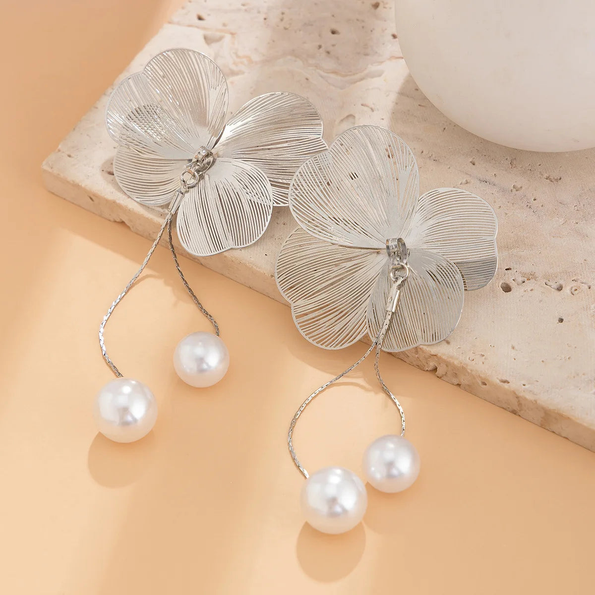 Large Flower Earrings