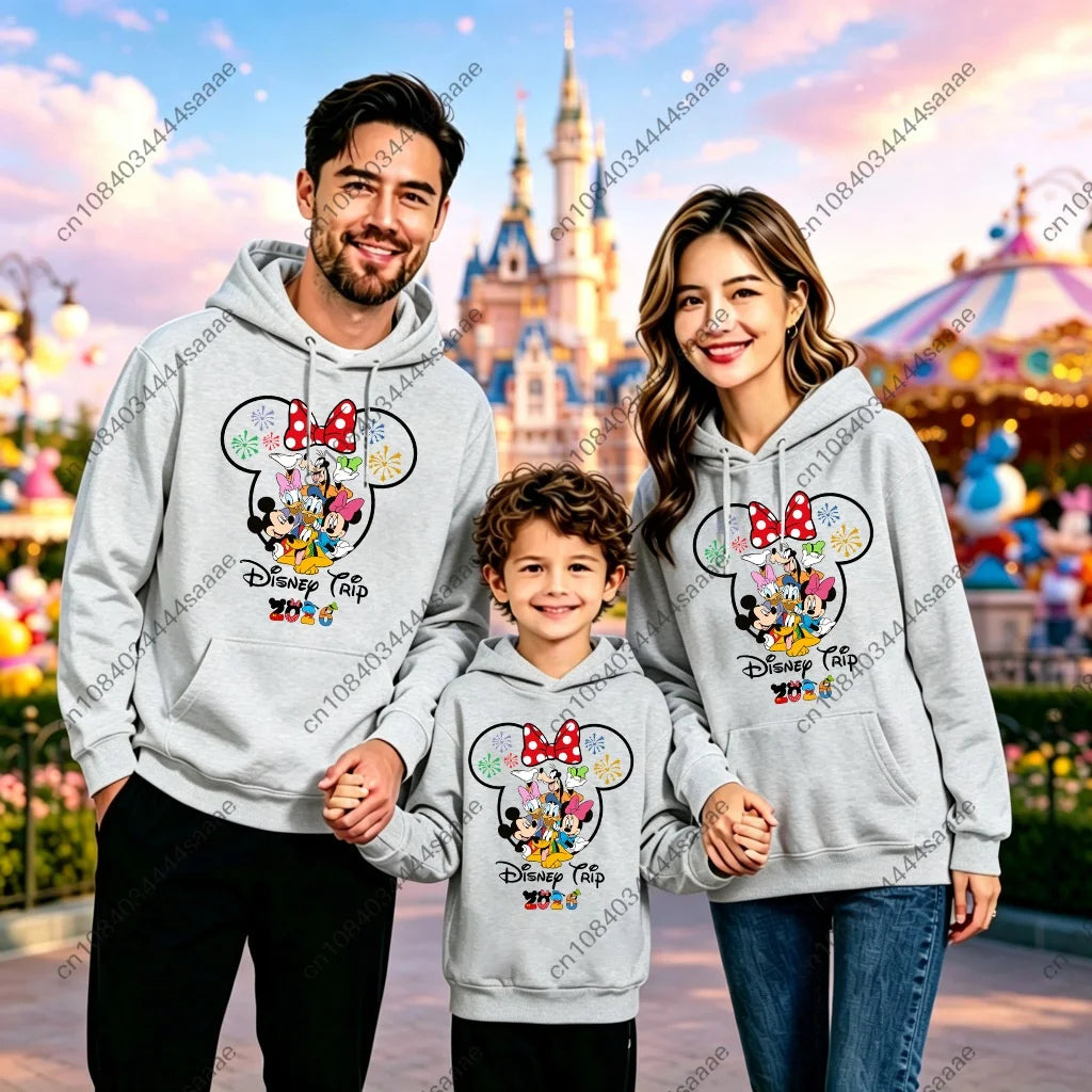 Autumn  Trip 2026 Family Matching Hoodie  Friends Print Women Men Kid Sweatshirt Land Vacation Pullover