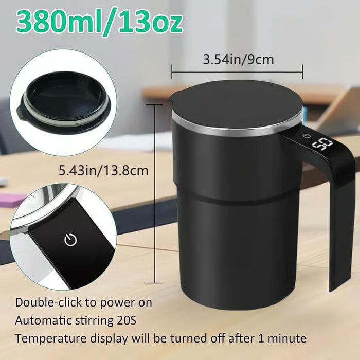 🔥 49% OFF🔥Electric Magnetic Stirring Coffee Mug