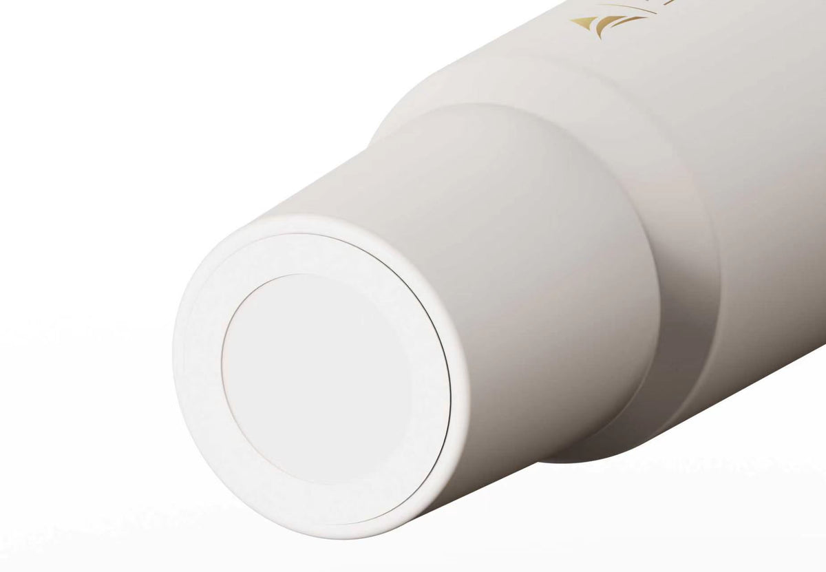 AFSSU 32 oz Vacuum Insulated Tumbler with Flip Straw & Carry Handle, White